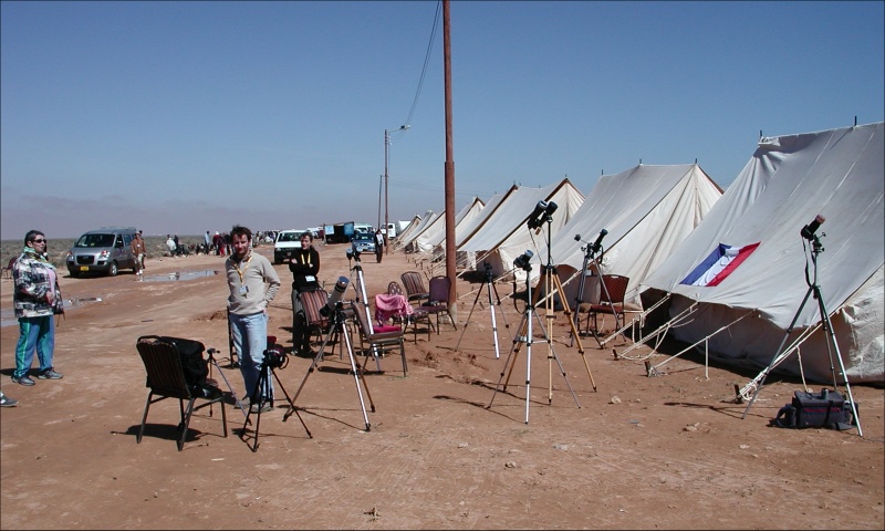 Vue de notre camp