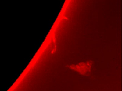 Prominences 09/22/01 Vesta Pro
