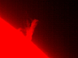 Eruptive prominence 12/05/99 QC VC